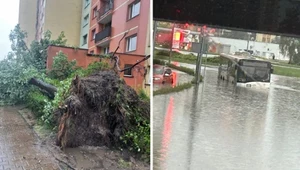 Nawałnice przetoczyły się przez Śląsk. Zalane ulice i podwórka