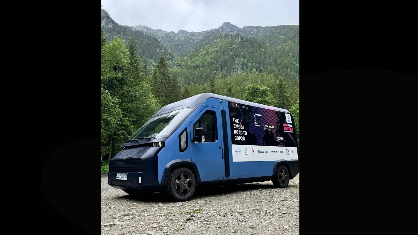 Pojazd eVan poruszał się na drodze do Morskiego Oka w dniach 12-13 czerwca