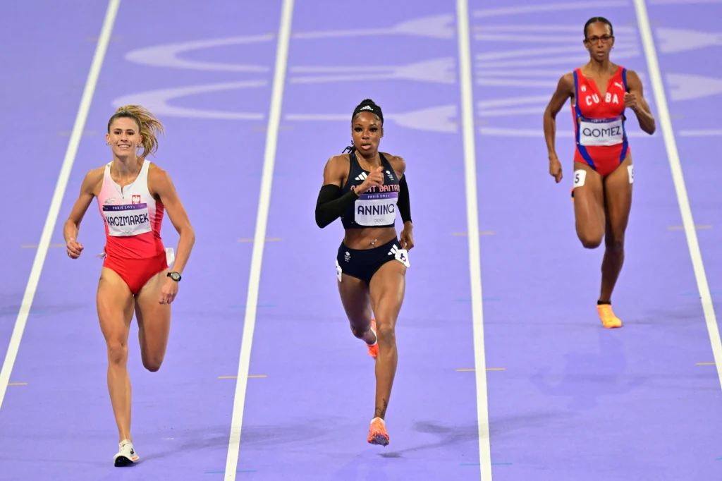 Natalia Kaczmarek w finale biegu na 400 metrów Natalia Kaczmarek w finale biegu na 400 metrów