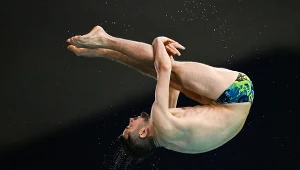 Robert Łukaszewicz wystąpił w półfinale igrzysk w skokach z platformy 10 m