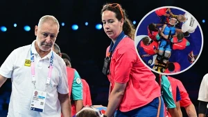 Catalina Axente znoszona z maty, 10.08.2024 r.