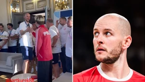 W trakcie fety siatkarzy doszło do niespodziewanego spotkania