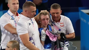 Julia Szeremeta po przegranym finale olimpijskim, 10.08.2024 r.