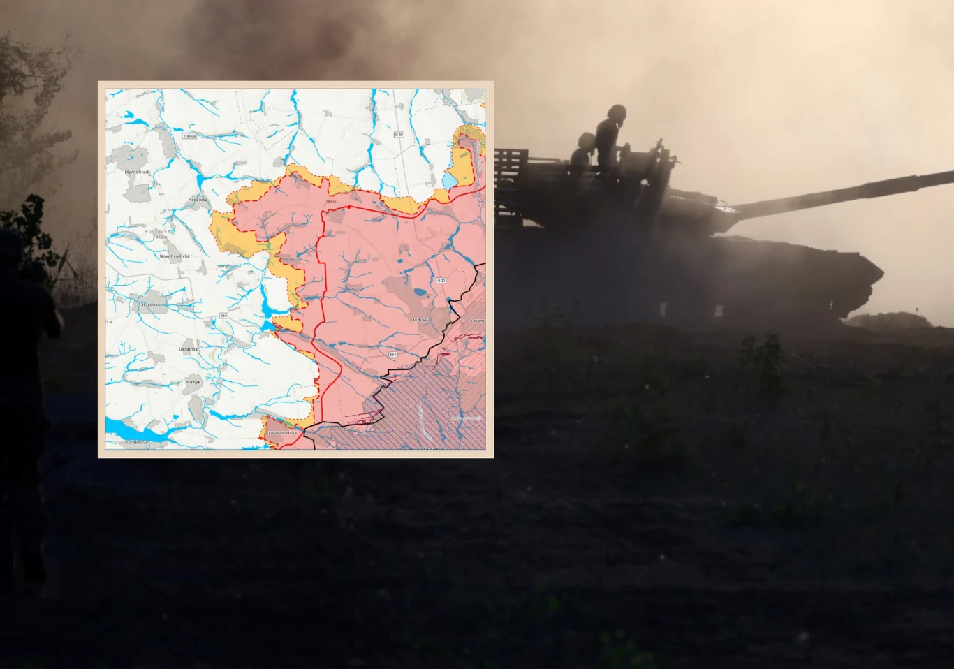Rosjanie napierają w Donbasie Rosjanie napierają w Donbasie