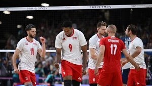 Siatkarze reprezentacji Polski, z numerem 9 Wilfredo Leon