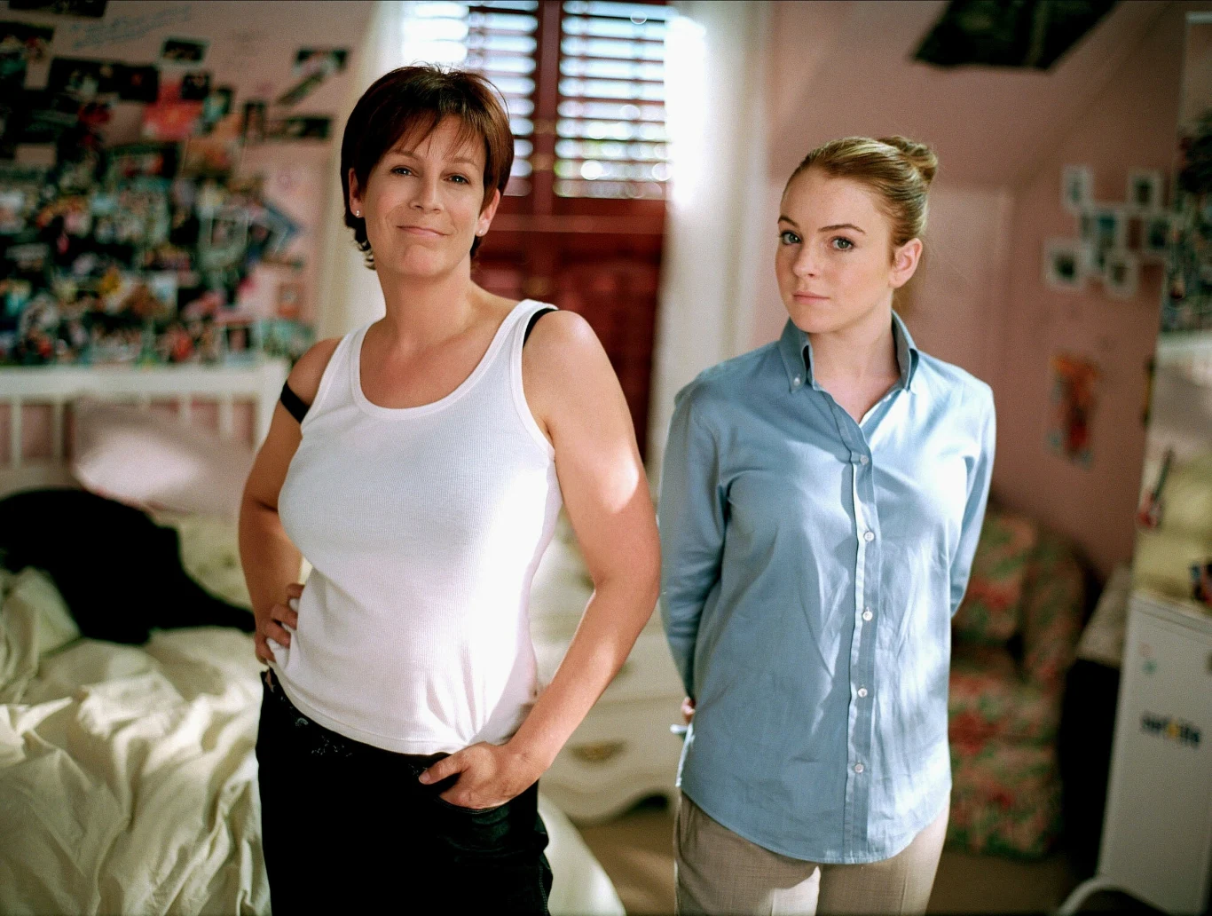 Jamie Lee Curtis i Lindsay Lohan w "Zakręconym piątku" Jamie Lee Curtis i Lindsay Lohan w "Zakręconym piątku"