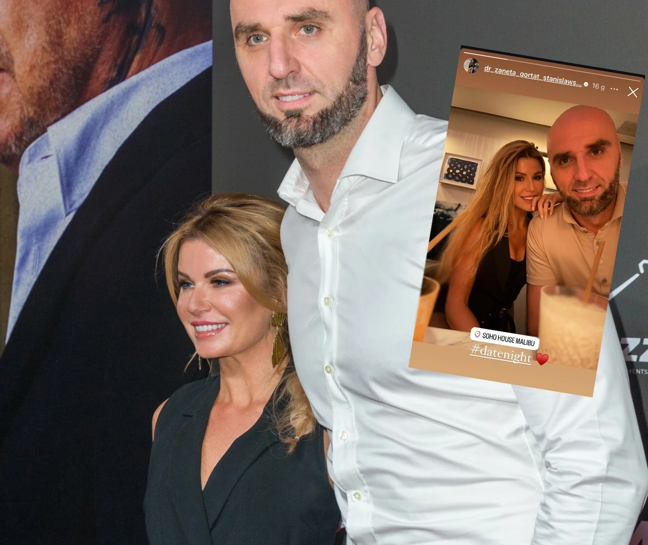 Marcin Gortat z żoną podzielili się swoją radością /https://www.instagram.com/dr_zaneta_gortat_stanislawska/