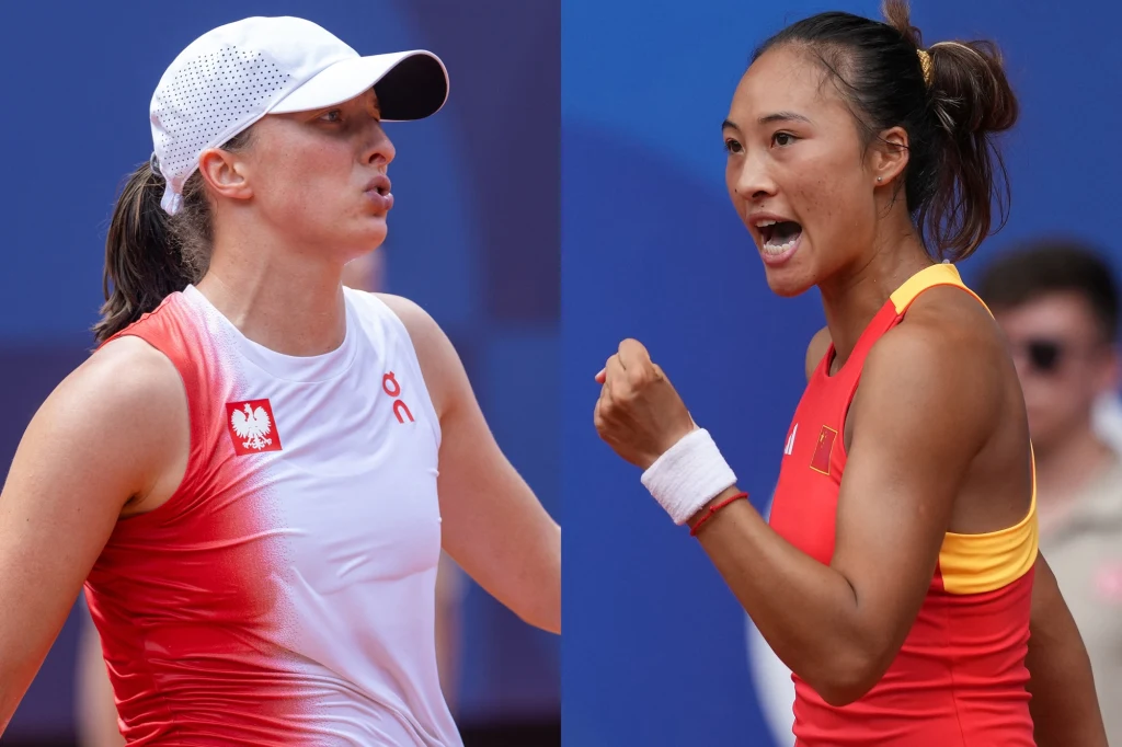Iga Świątek i Qinwen Zheng rywalizowały ze sobą w półfinale igrzysk olimpijskich w Paryżu