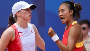Iga Świątek i Qinwen Zheng rywalizowały ze sobą w półfinale igrzysk olimpijskich w Paryżu