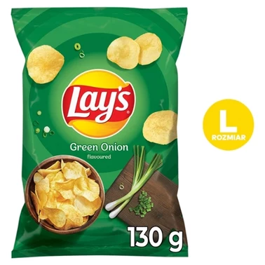 Lay's zielona cebulka 130 g - Chipsy ziemniaczane - 0