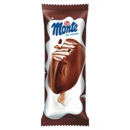 Zott Monte Lody śmietankowe i lody czekoladowo-orzechowe w czekoladzie mlecznej 110 ml