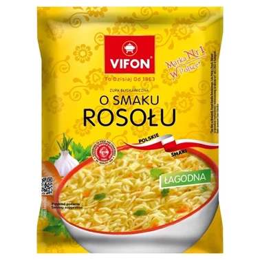 Vifon Zupa błyskawiczna o smaku rosołu 65 g - 0