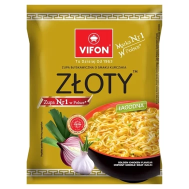 Vifon Zupa błyskawiczna o smaku kurczaka złoty 70 g - 0