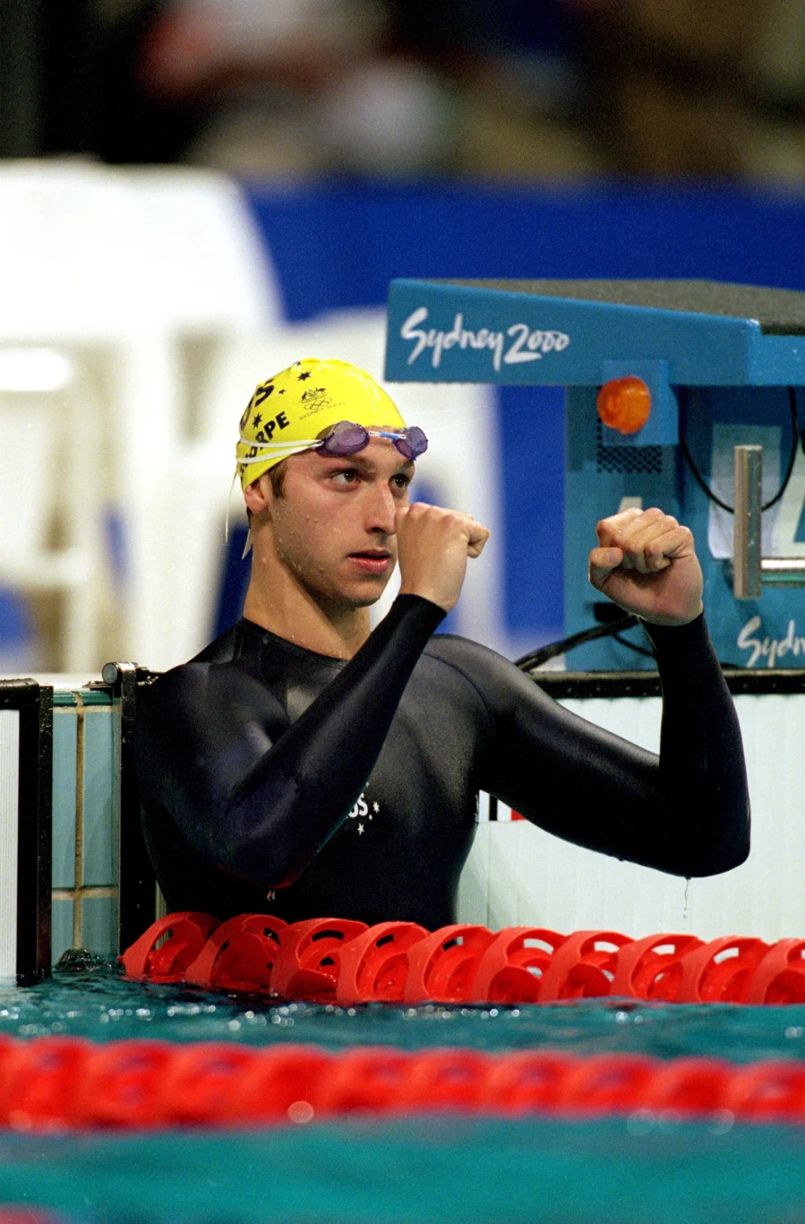 Ian Thorpe i jego kombinezon wzorowany na skórze rekina