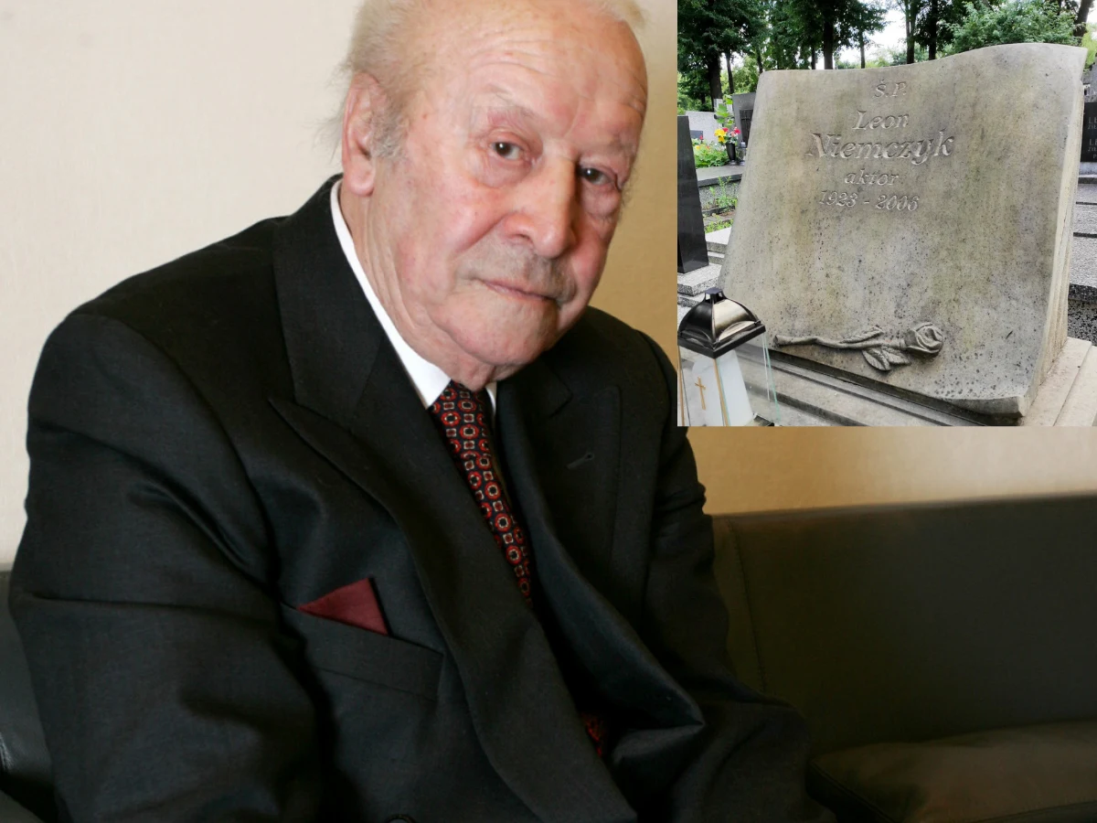 Grób Leona Niemczyka całkiem zaniedbany. Widok na cmentarzu poraża Grób Leona Niemczyka całkiem zaniedbany. Widok na cmentarzu poraża