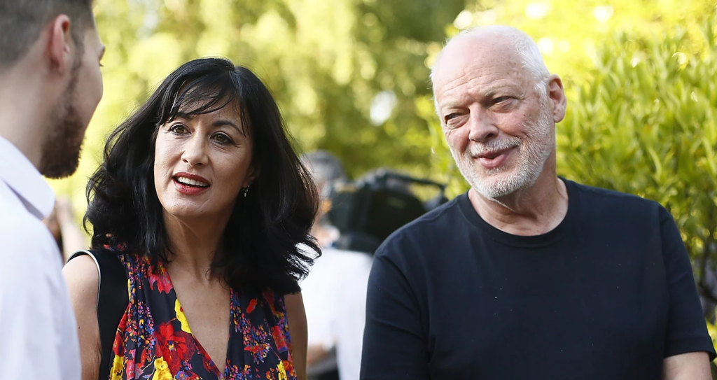 Polly Samson i David Gilmour w 2016 r. w Rzymie