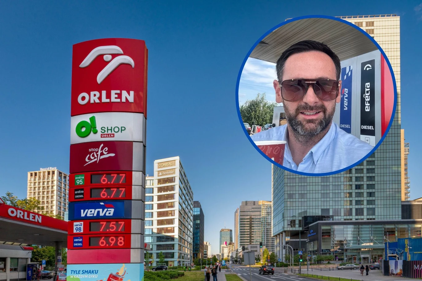Daniel Obajtek odwiedził stację Orlenu i odniósł się do cen benzyny Daniel Obajtek odwiedził stację Orlenu i odniósł się do cen benzyny