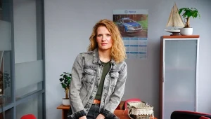 Wiktoria Gorodeckaja na planie serialu "Profilerka"