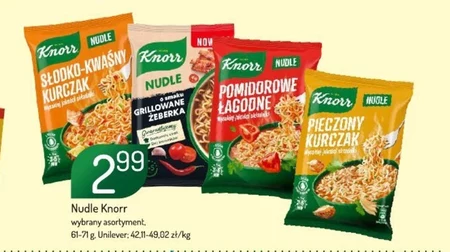 Knorr Nudle Zupa danie pomidorowe łagodne 65 g