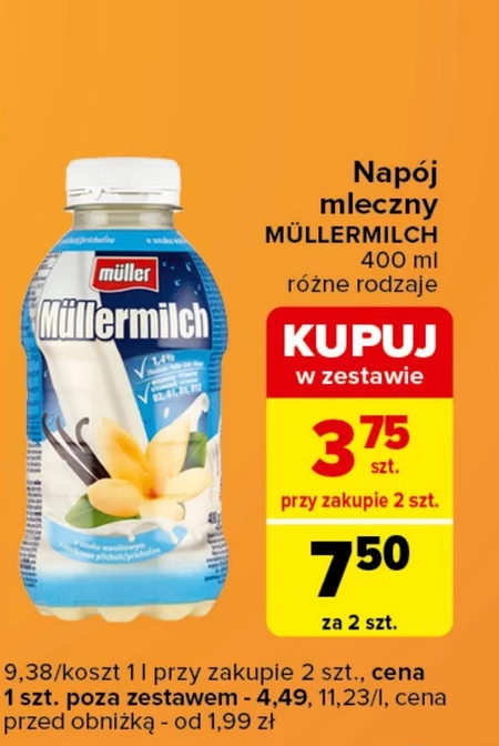 Napój mleczny Müller