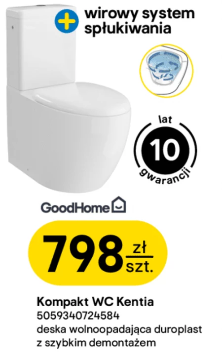 Kompakt wc GoodHome