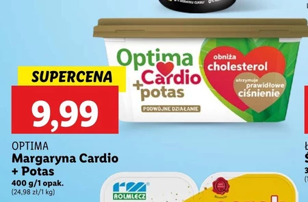 Optima Cardio Margaryna roślinna z dodatkiem steroli roślinnych 400 g