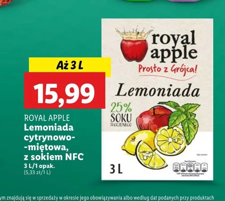 Lemoniada Royal Apple