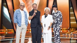 Trenerzy szóstej edycji "The Voice Senior" w komplecie - od lewej: Robert Janowski, Andrzej Piaseczny, Małgorzata Ostrowska i Tatiana Okupnik