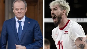 Premier Donald Tusk i Tomasz Fornal, jeden z filarów kadry siatkarzy 