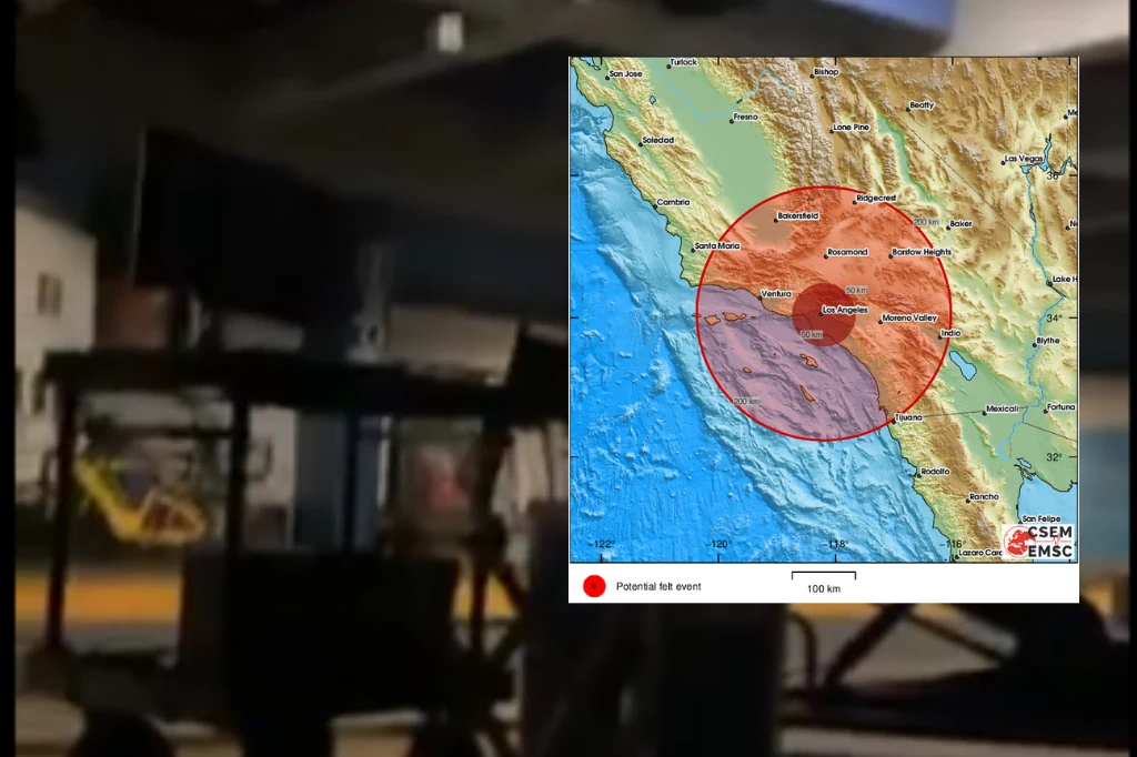 Trzęsienie ziemi w południowej Kalifornii. Wstrząsy odczuwalne w Los Angeles Trzęsienie ziemi w południowej Kalifornii. Wstrząsy odczuwalne w Los Angeles