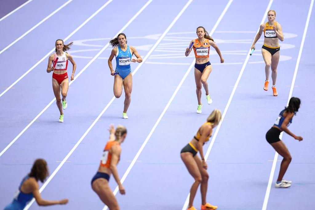 Anastazja Kuś w sztafecie 4x400 m Anastazja Kuś w sztafecie 4x400 m