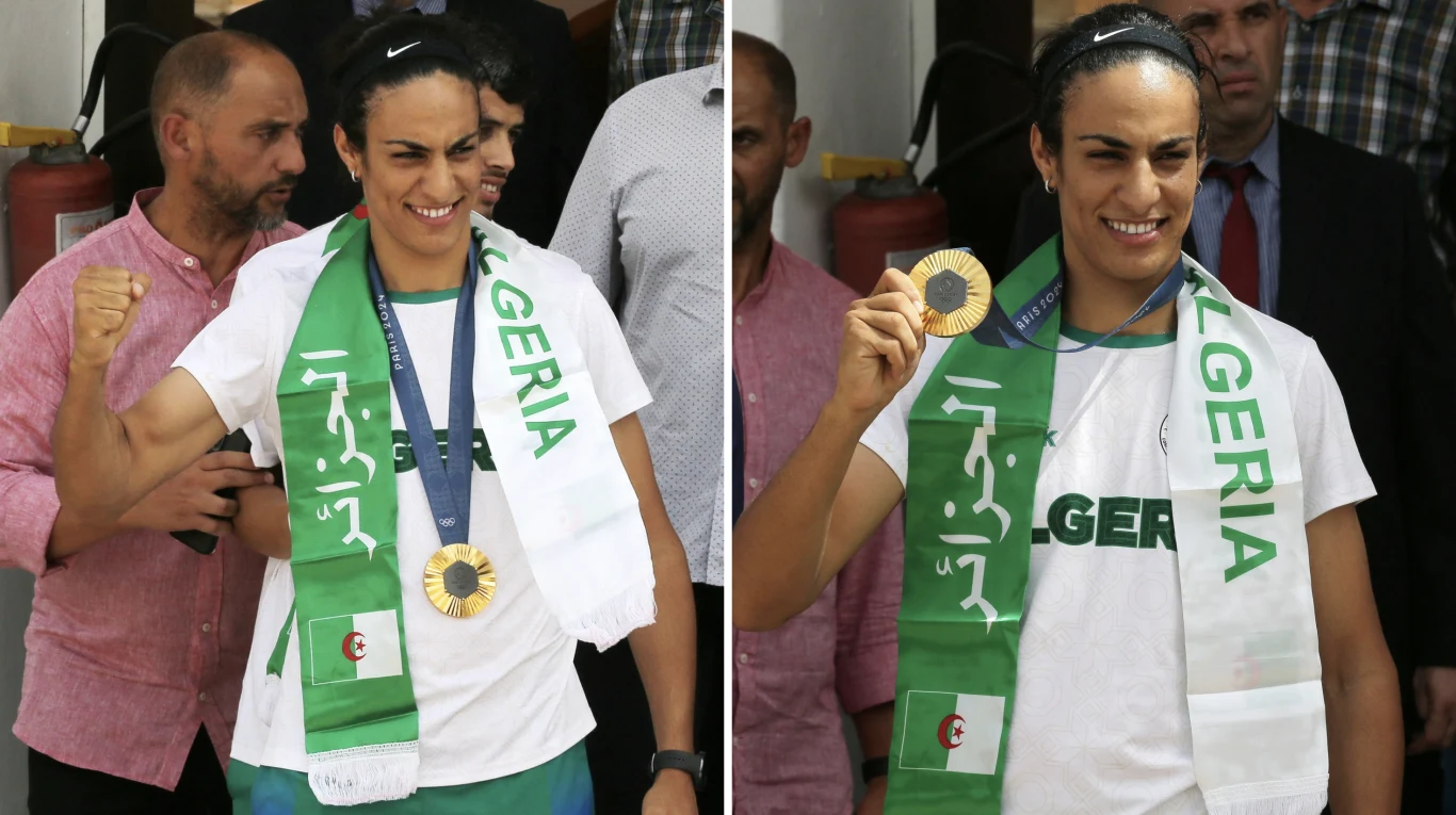 Imane Khelif wróciła do Algierii Imane Khelif wróciła do Algierii