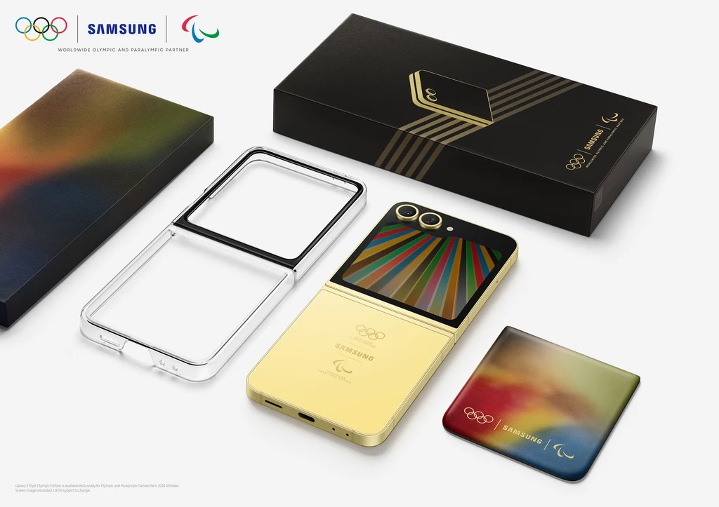 Samsung Galaxy Z Flip 6 Olympic Edition.