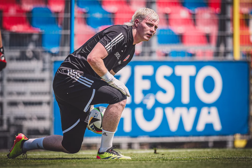 Kristoffer Klaesson w barwach Rakowa Częstochowa Kristoffer Klaesson w barwach Rakowa Częstochowa