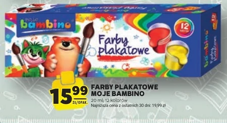 Farby plakatowe Moje Bambino