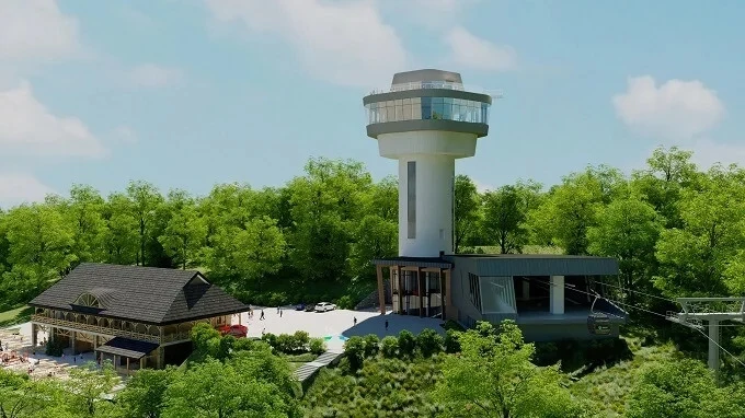 Wieża widokowa w nad Soliną