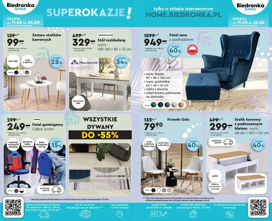 Promocje na meble w Biedronka Home! Promocje na meble w Biedronka Home!