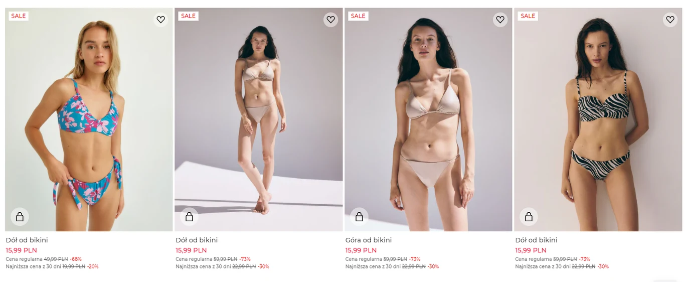 Góra od bikini już od 15,99 zł! Góra od bikini już od 15,99 zł!