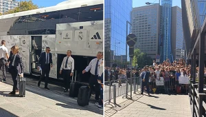 Real Madryt dotarł do hotelu w Warszawie. Szaleństwo, policja zamknęła ulicę