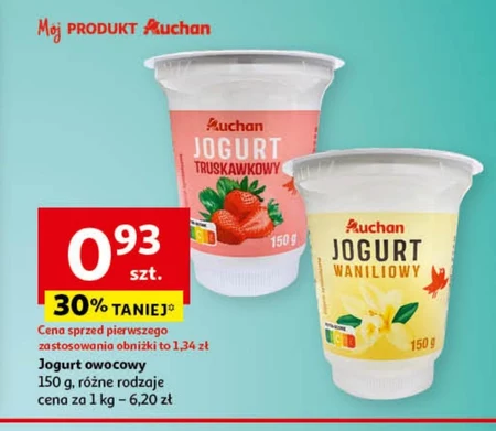 Фруктовий йогурт Auchan