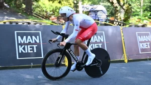 Kacper Gieryk na 2. etapie 81. Tour de Pologne