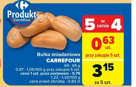 Bułka śniadaniowa Carrefour