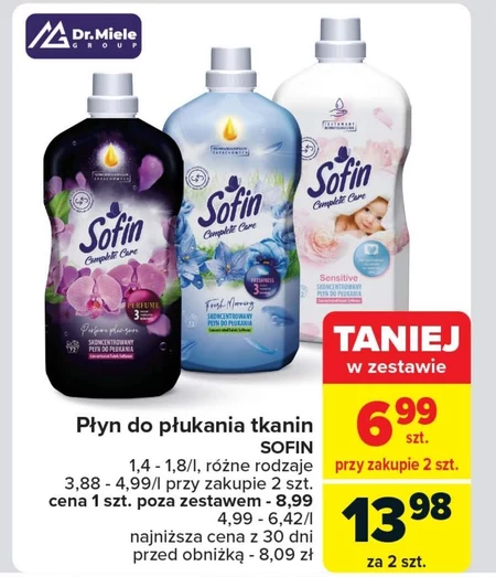 Płyn do płukania tkanin Sofin