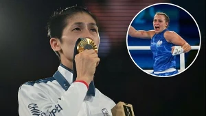 Lin Yu-ting i Julia Szeremeta (na małym zdjęciu)