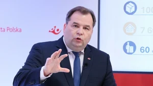 Prezes Poczty Polskiej Sebastian Mikosz