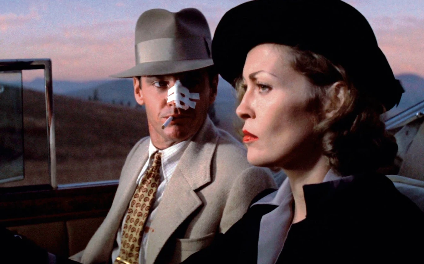 Jack Nicholson i Faye Dunaway w Chinatown Jack Nicholson i Faye Dunaway w Chinatown