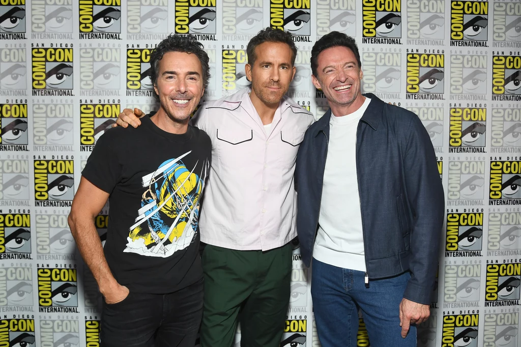 Shawn Levy, Ryan Reynolds i Hugh Jackman 