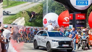 Do wypadku doszło na trzecim etapie Tour de Pologne (Źródło: Newspix.pl/twitter.com/sport_tvppl)