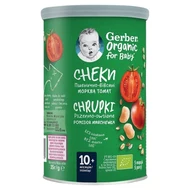 Gerber Organic Chrupki pszenno-owsiane pomidor marchewka 10.+ miesiąc 35 g