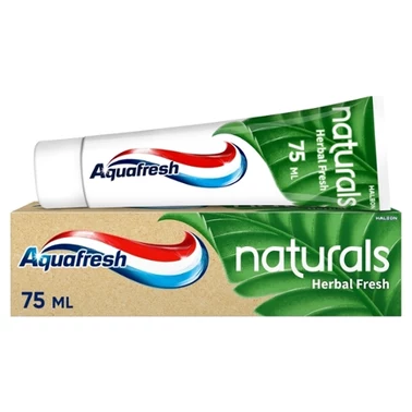 Aquafresh Naturals Herbal Fresh Pasta do zębów z fluorkiem 75 ml - 0